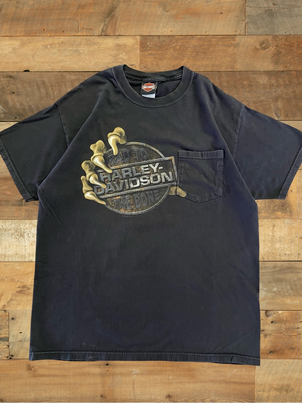 Vintage 2004 Harley-Davidson Indianapolis Indiana Eagle Tee L